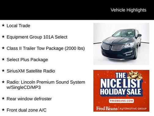 2015 Lincoln MKC Base