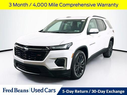 Summit White 2023 Chevrolet Traverse RS