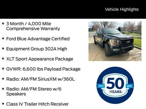 Black Metallic 2023 Ford F-150 XLT