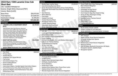 2023 RAM 1500 Laramie
