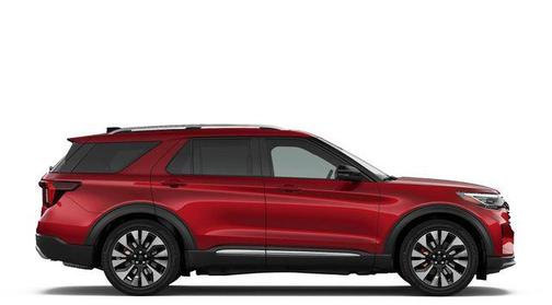 Rapid Red Metallic Tinted Clearcoat 2026 Ford Explorer Platinum