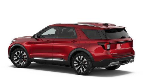 Rapid Red Metallic Tinted Clearcoat 2026 Ford Explorer Platinum