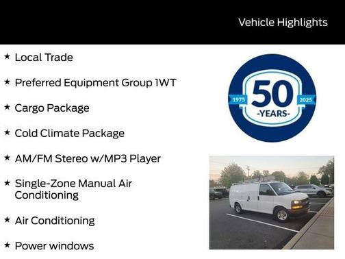 2018 Chevrolet Express 2500 Work Van