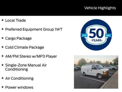2018 Chevrolet Express 2500 Work Van