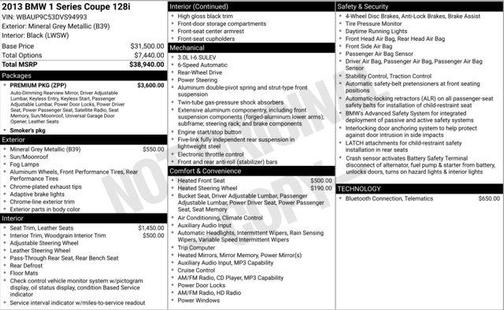 2013 BMW 128 i