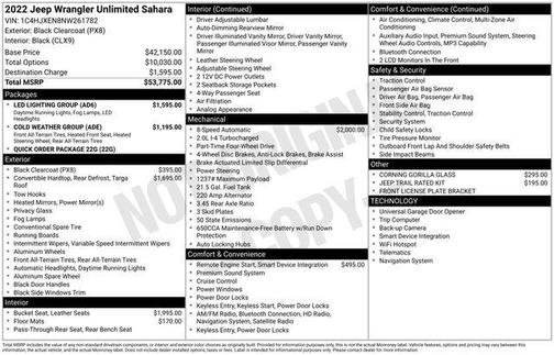 2022 Jeep Wrangler Unlimited Sahara