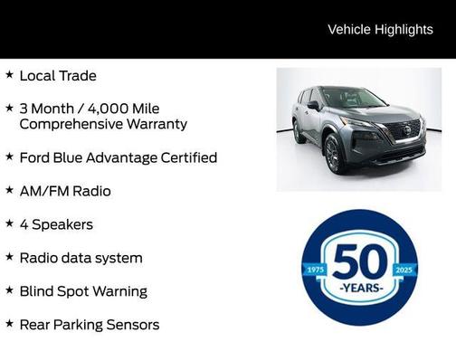 Gun Metallic 2021 Nissan Rogue S