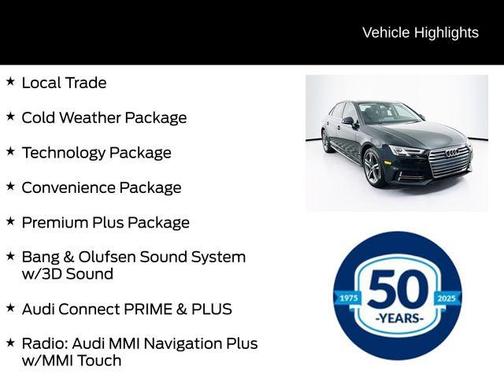 2017 Audi A4 2.0T Premium Plus