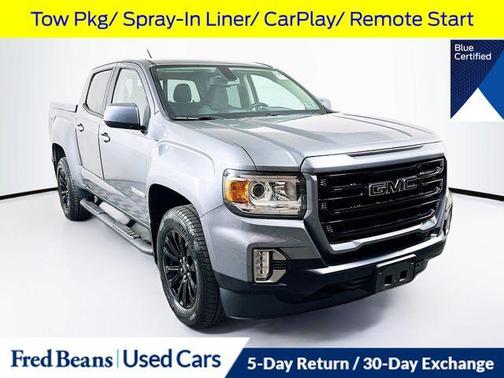 Satin Steel Metallic 2021 GMC Canyon Elevation