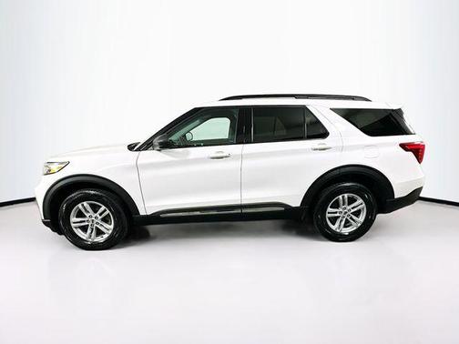 White Metallic 2024 Ford Explorer XLT
