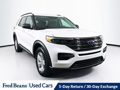 White Metallic 2024 Ford Explorer XLT