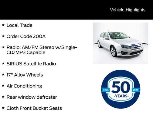 Ingot Silver 2012 Ford Fusion SE