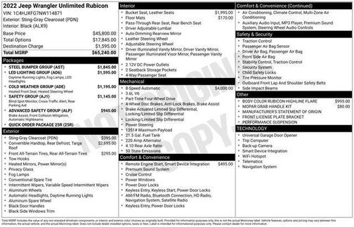 2022 Jeep Wrangler Unlimited Rubicon