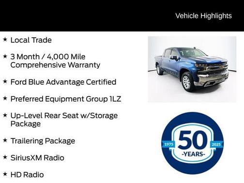 Northsky Blue Metallic 2019 Chevrolet Silverado 1500 LTZ