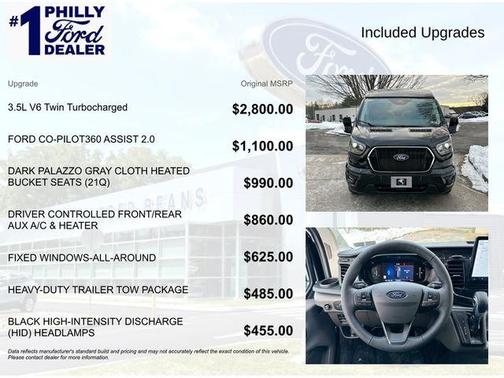 Black Metallic 2026 Ford Transit-150 BASE