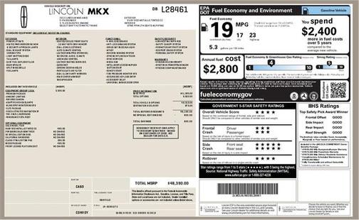 2013 Lincoln MKX Base