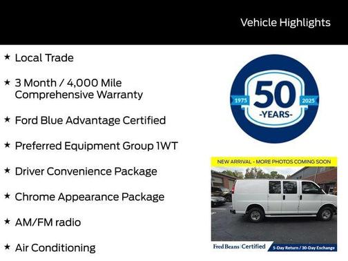 2023 Chevrolet Express 2500 Work Van