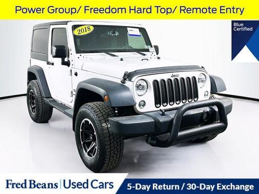 Bright White Clearcoat 2018 Jeep Wrangler JK Sport