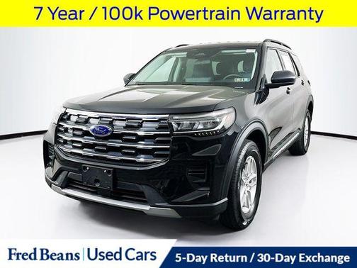 Agate Black Metallic 2025 Ford Explorer Active