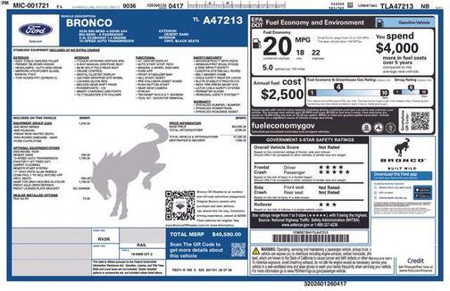 Desert Sand 2026 Ford Bronco Big Bend