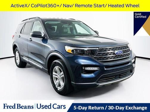 Stone Blue Metallic 2024 Ford Explorer XLT