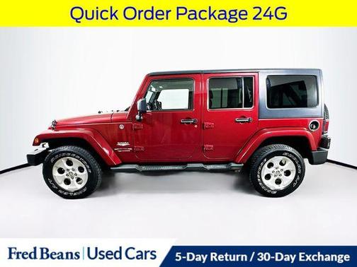 Deep Cherry Red Crystal Pearlcoat 2013 Jeep Wrangler Unlimited Sahara