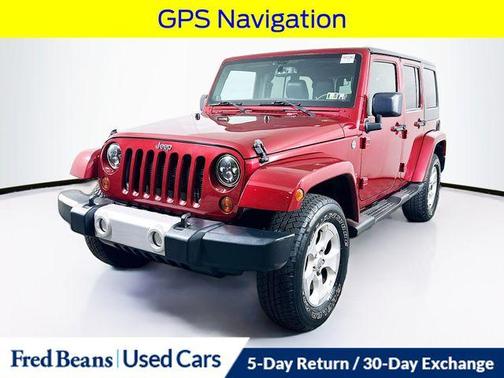 Deep Cherry Red Crystal Pearlcoat 2013 Jeep Wrangler Unlimited Sahara