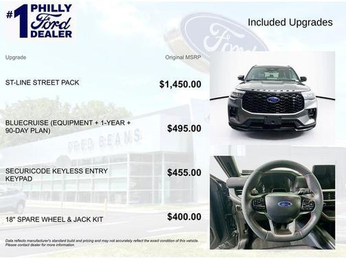 Carbonized Gray Metallic 2026 Ford Explorer ST-Line