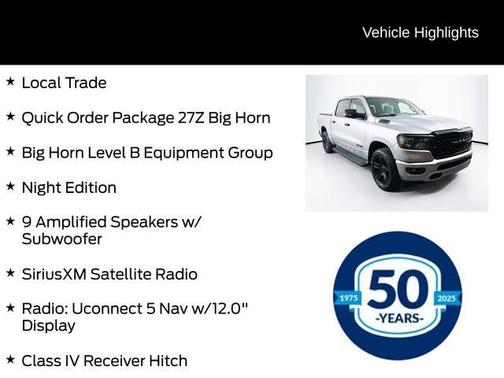 Billet Silver Metallic Clearcoat 2024 RAM 1500 Big Horn/Lone Star