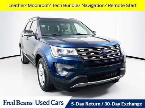 Blue Jeans Metallic 2017 Ford Explorer XLT