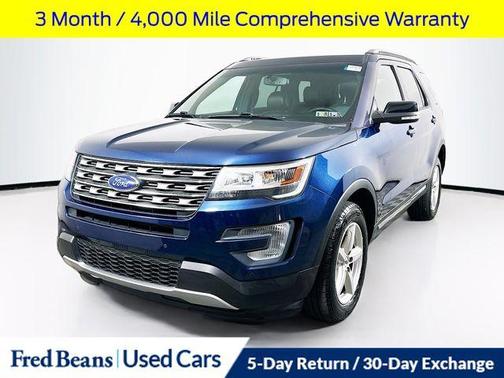 Blue Jeans Metallic 2017 Ford Explorer XLT