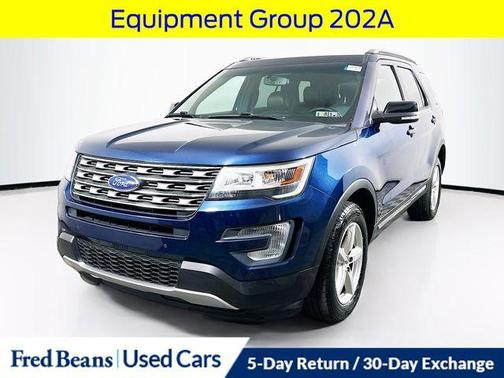 Blue Jeans Metallic 2017 Ford Explorer XLT