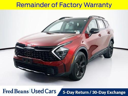Red 2025 Kia Sportage X-Line