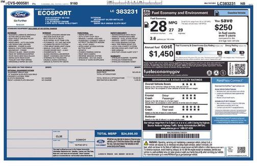 2020 Ford EcoSport SE