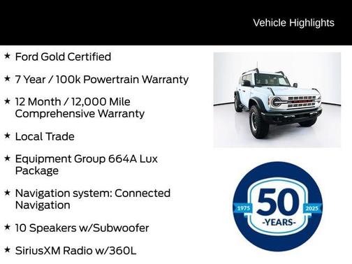 Robins Egg Blue 2023 Ford Bronco Heritage Limited Edition