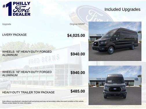 Black Metallic 2026 Ford Transit-350 XLT