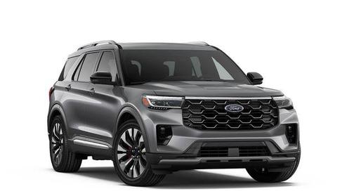 Gray 2026 Ford Explorer Platinum