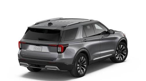 Gray 2026 Ford Explorer Platinum