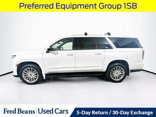 Crystal White Tri-Coat 2023 Cadillac Escalade ESV Premium Luxury