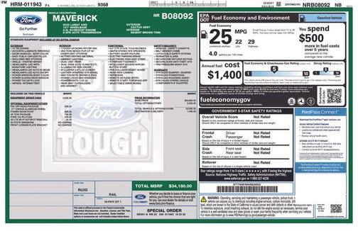 2022 Ford Maverick Lariat