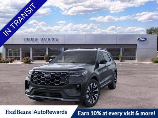 Black Metallic 2026 Ford Explorer Platinum