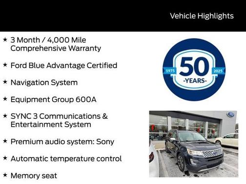 2017 Ford Explorer Platinum