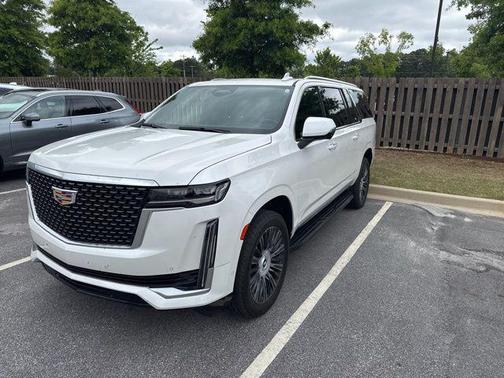 Crystal White Tricoat 2023 Cadillac Escalade ESV Premium Luxury