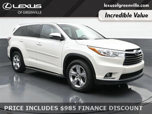 2015 Toyota Highlander Limited Platinum