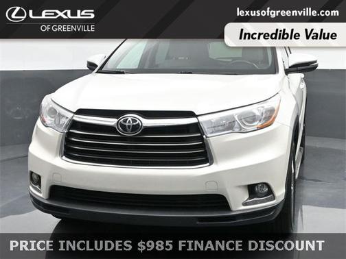 2015 Toyota Highlander Limited Platinum