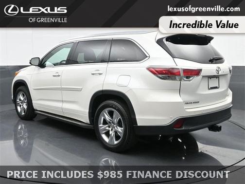 2015 Toyota Highlander Limited Platinum