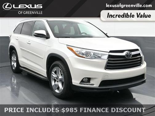 2015 Toyota Highlander Limited Platinum