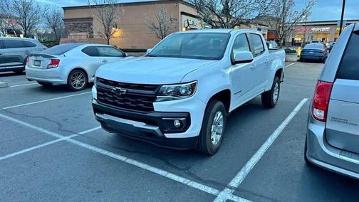Summit White 2022 Chevrolet Colorado LT