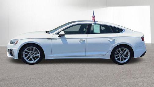 Arkona White 2024 Audi A5 Sportback 45 S line quattro Premium