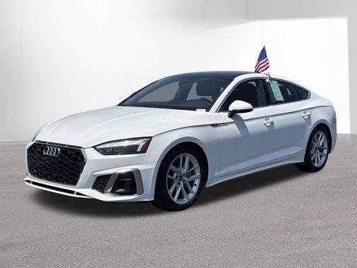 Arkona White 2024 Audi A5 Sportback 45 S line quattro Premium